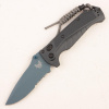 Нож Benchmade Adira, Serrated, MagnaCut, Tempest Gray Grivory Handle, 18060SBT-01, (Water Collection)