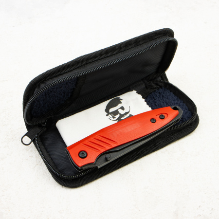 Mr.Blade Shot, D2, Black Stonewash, G10 Red