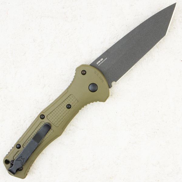 Нож Benchmade Claymore Tanto, D2, Grivory Green, 9071BK-1