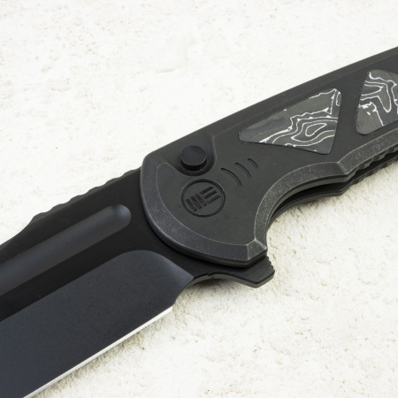 Нож WE Knife Sylox, Black Stonewashed, M390, Titanium/Carbon Black Handle, WE24027-1 Нож WE Knife Sylox, Black Stonewashed, M390, Titanium/Carbon Black Handle, WE24027-1