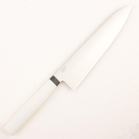 Нож шеф OWL CH210 F, N690 Cryo, G10 White Handle