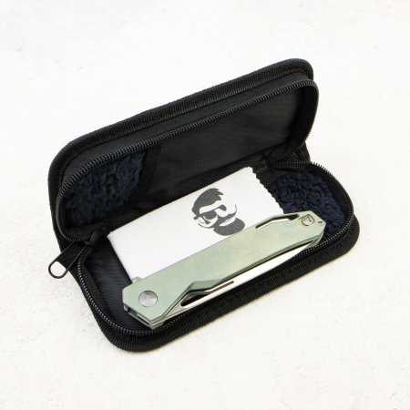 Mr.Blade Keeper, M390 Satin, Titanium Green Mr.Blade Keeper, M390 Satin, Titanium Green
