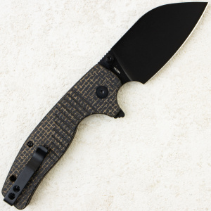 Нож QSP Chefmaster, Black 14C28N, Coarse Micarta Brown, QS163-C2 Нож QSP Chefmaster, Black 14C28N, Coarse Micarta Brown, QS163-C2