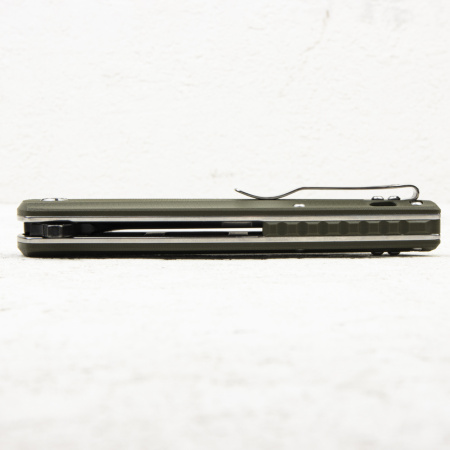 Нож QSP Phoenix, D2 Blackwash, G10 Green Нож QSP Phoenix, D2 Blackwash, G10 Green - купить в интернет-магазине Blademan