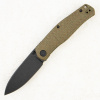 Нож CIVIVI Sokoke Front Flipper & Thumb Stud, 14C28N, Micarta Green, C22007-2