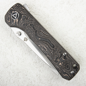 Нож QSP Hawk, CPM S35VN, Copper Foil Carbon Fiber - складной туристические ножи из стали Нож QSP Hawk, CPM S35VN, Copper Foil Carbon Fiber - складной туристические ножи из стали