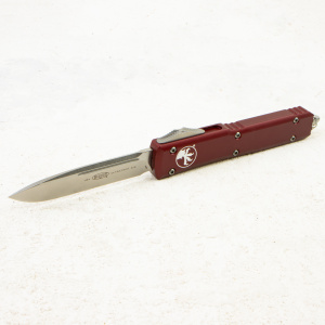 Нож Microtech Ultratech, Stonewash, M390, Aluminum Merlot, 121-10 MR Нож Microtech Ultratech, Stonewash, M390, Aluminum Merlot, 121-10 MR