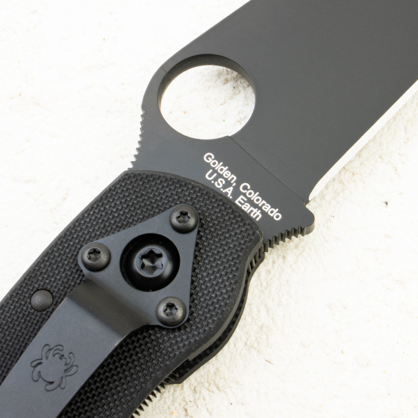 Нож Spyderco Military C36GPBK, CPM S30V, G10 Black - складной туристические ножи из стали