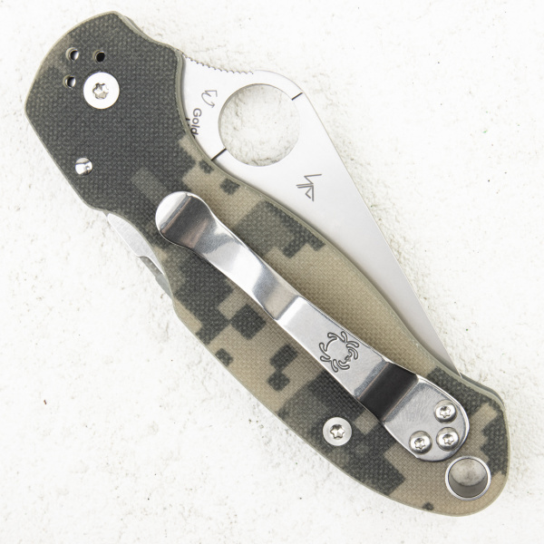 Нож Spyderco Paramilitary 3, CPM S45VN, G10 Digital Camo, C223GPCMO