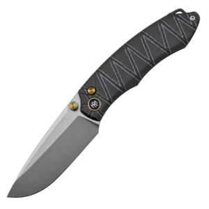 Нож Remette Wild Species, M390, Titanium Flame, Button Lock, WD108-N4