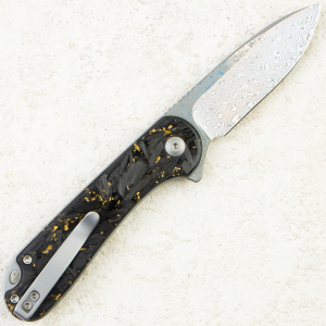 Нож CIVIVI Button Lock Elementum II, Damascus Steel, Carbon Fiber/Resin Handle, C18062P-10 Нож CIVIVI Button Lock Elementum II, Damascus Steel, Carbon Fiber/Resin Handle, C18062P-10