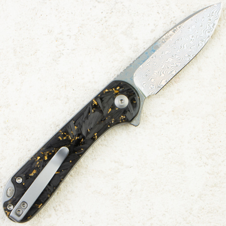 Нож CIVIVI Button Lock Elementum II, Damascus Steel, Carbon Fiber/Resin Handle, C18062P-10 Нож CIVIVI Button Lock Elementum II, Damascus Steel, Carbon Fiber/Resin Handle, C18062P-10