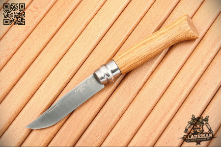 Нож Opinel №8, Нержавеющая сталь, Дуб, Коробка - купить в интернет-магазине Blademan