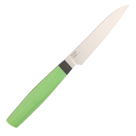Нож овощной OWL P100 F, N690 Cryo, G10 Green Handle