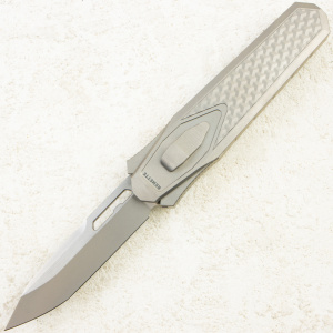 Нож Remette Swordfish Tanto, M390, Titanium Gray Handle, ZL101B2
