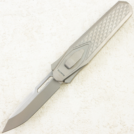 Нож Remette Swordfish Tanto, M390, Titanium Gray Handle, ZL101B2