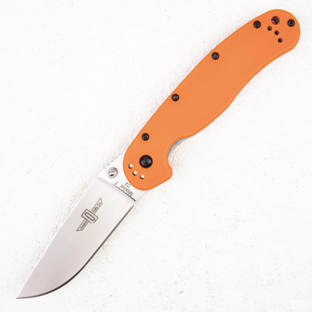 Нож Ontario Rat 1, D2, Folder Orange, Satin Blade
