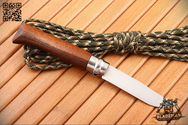 Нож Opinel №8, Нержавеющая сталь, Орех, Коробка - складной туристические ножи из стали