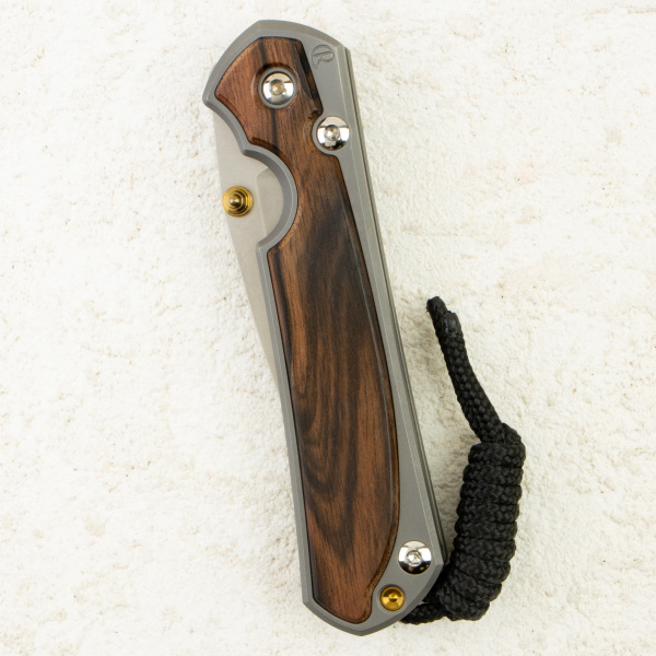 Нож Chris Reeve Small Sebenza 31 Inlay, CPM MagnaCut, Titanium/Macassar Ebony Handle, S31-1116