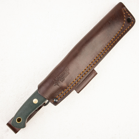 Нож Южный Крест Шершень L, D2, Конвекс, Микарта Изумруд, Насечка - купить в интернет-магазине Blademan