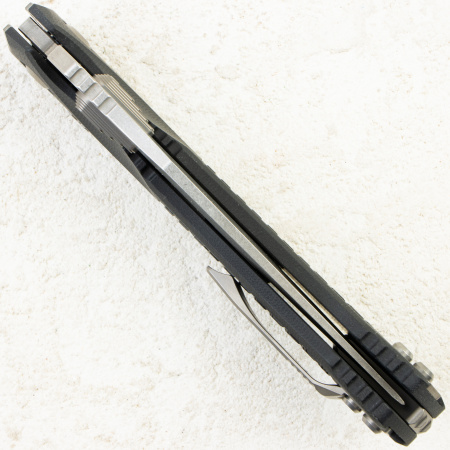 Нож Microtech Amphibian RAM-LOK, Stonewash, M390, G10 Frag Black, 137RL-10 Нож Microtech Amphibian RAM-LOK, Stonewash, M390, G10 Frag Black, 137RL-10
