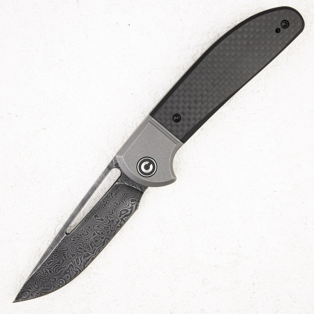 Нож CIVIVI Trailblazer XL, Damascus, G10/Carbon Black, C2101DS-1