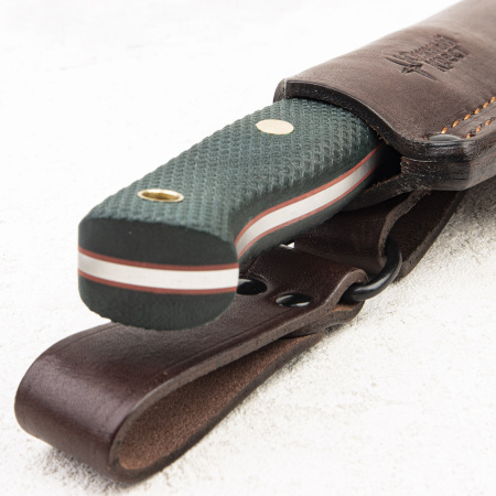 Нож Южный Крест - Кедр L, CPR, Конвекс, Микарта Изумруд - купить в интернет-магазине Blademan