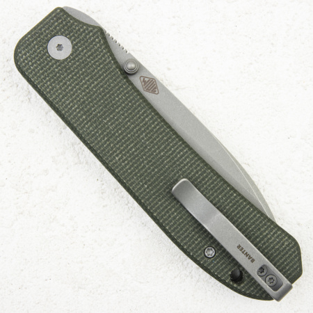 Нож WE Knife Big Banter, 20CV, Micarta Canvas Green Нож WE Knife Big Banter, 20CV, Micarta Canvas Green - купить в интернет-магазине Blademan