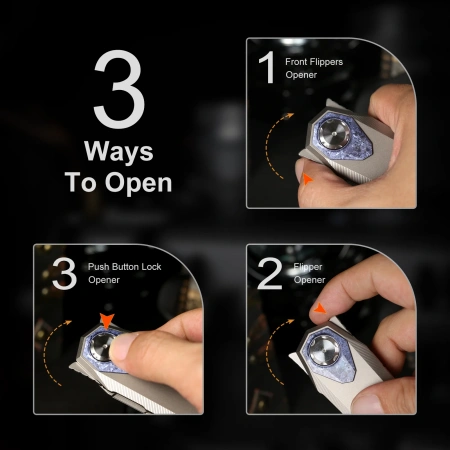 Нож Remette Infinite Power, M390, Titanium Handle, RTIP-T