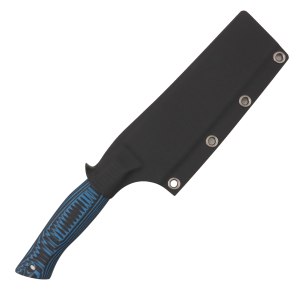 Нож OWL S120 F, N690 Cryo, G10 Black/Blue Handle, Kydex