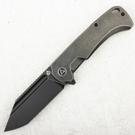 Нож QSP Rhino, M390 Black, Titanium Black
