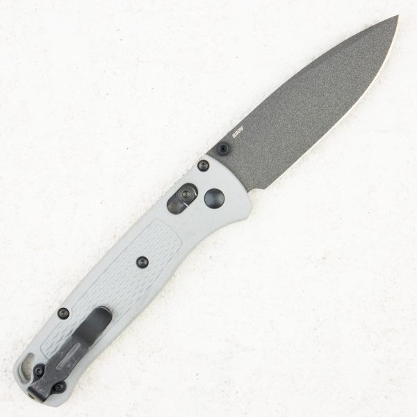 Нож Benchmade Bugout, 535BK-08, CPM-S30V, Storm Gray Grivory - складной туристические ножи из стали