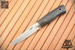 Южный Крест - Удобный, Карельская береза Антрацит, M390 - купить в интернет-магазине Blademan