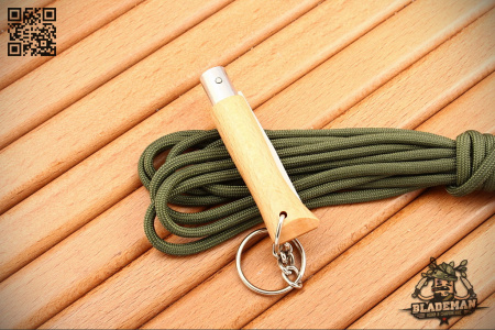 Нож-брелок Opinel №4, углеродистая сталь, Бук - купить в интернет-магазине Blademan