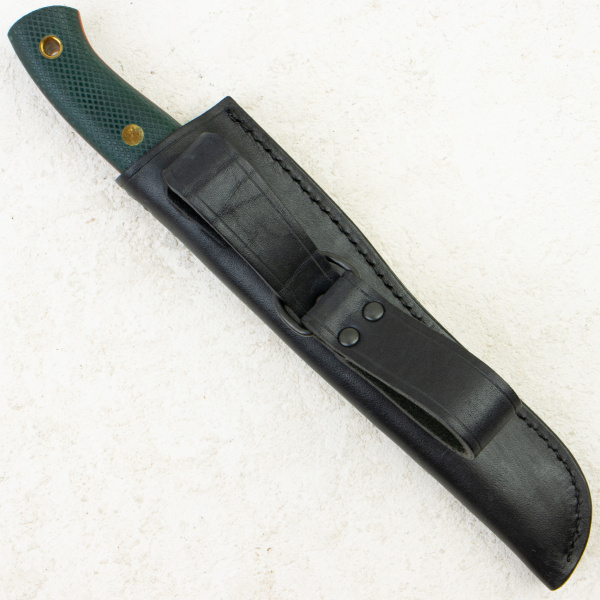 Нож Южный Крест F5, Elmax, Micarta Emerald, Насечка, 226