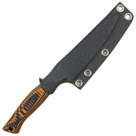 Нож овощной OWL S100 F, N690 Cryo, G10 Black/Orange, Kydex