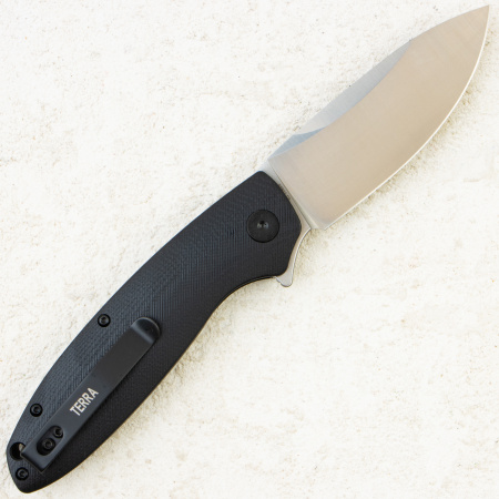 Нож Petrified Fish Terra, Satin, D2, G10 Black Handle, PFB01DS Нож Petrified Fish Terra, Satin, D2, G10 Black Handle, PFB01DS