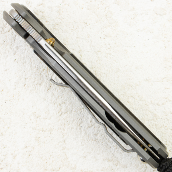 Нож Chris Reeve Small Sebenza 31 Inlay, CPM MagnaCut, Titanium/Bog Oak Handle, S31-1100