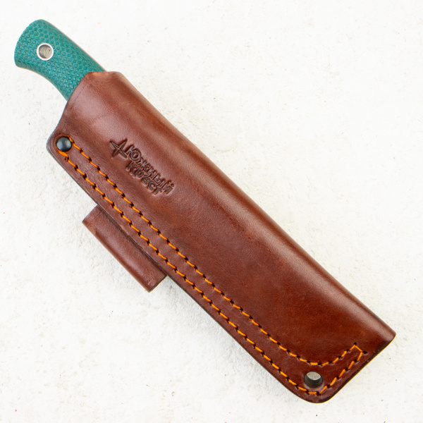 Нож Южный Крест ЯГД, Elmax, Convex, Micarta Изумруд, Насечка, 220