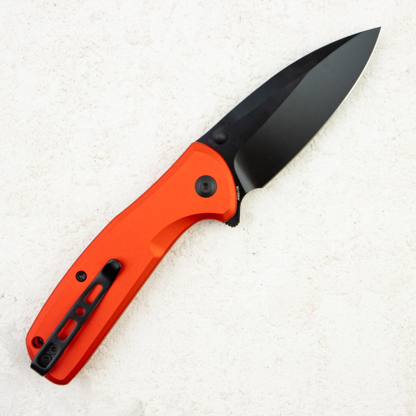 Нож SENCUT ArcBlast Flipper & Button Lock, 9Cr18MoV, Red Aluminum Handle, S22043B-4