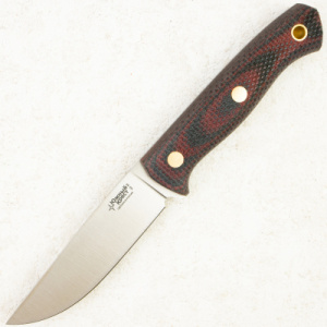 Нож Южный Крест Fang L, Elmax, Micarta Black/Red, Насечка, 252