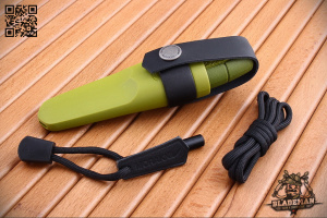Нож Morakniv Eldris, Шнурок, Огниво, Зеленый - купить в интернет-магазине Blademan