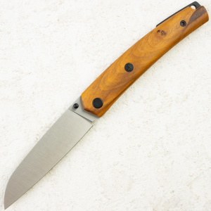 Нож Petrified Fish Patte V2, Satin, 14C28N, Olive Wood Handle, PF719OWOS Нож Petrified Fish Patte V2, Satin, 14C28N, Olive Wood Handle, PF719OWOS