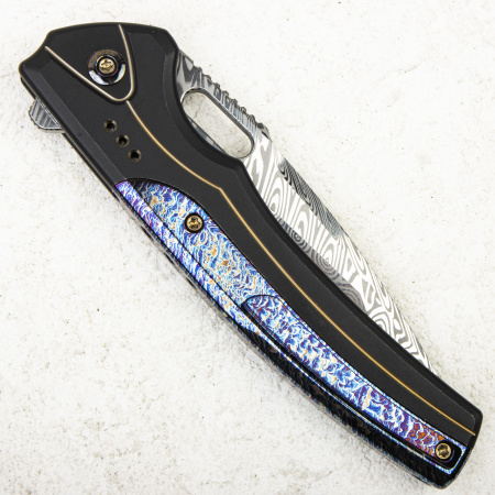 Нож WE Knife Exciton, Damasteel, Titanium/Flamed Titanium. LIMITED EDITION Нож WE Knife Exciton, Damasteel, Titanium/Flamed Titanium. LIMITED EDITION - купить в интернет-магазине Blademan