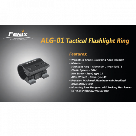 Крепление на оружие для фонарей на планку Пикатинни Fenix ALG-01 Крепление на оружие для фонарей на планку Пикатинни Fenix ALG-01 - купить в интернет-магазине Blademan
