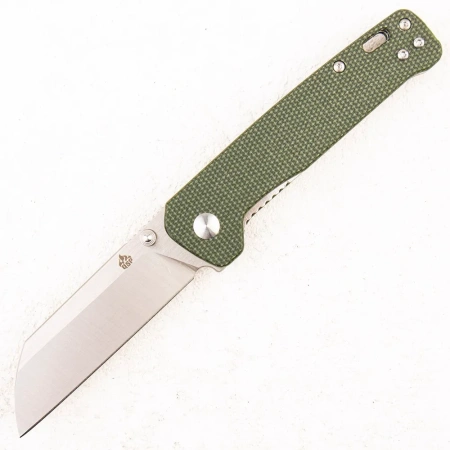 Нож QSP Penguin, D2, Linen Micarta Green - купить в интернет-магазине Blademan