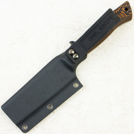 Нож OWL Canadian S F, N690 Cryo, G10 Black/Orange, Kydex