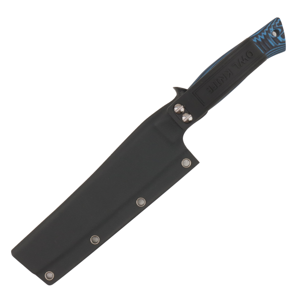 Нож OWL S130 F Универсал, N690 Cryo, G10 Black/Blue, Kydex