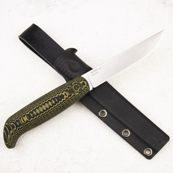 Нож OWL North F Грибок, M390 Cryo, G10 Black/Yellow, Kydex - купить в интернет-магазине Blademan