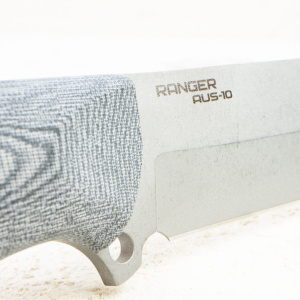Нож N.C. Custom Ranger, AUS-10, Micarta Grey, NCC065-A10SW/MC